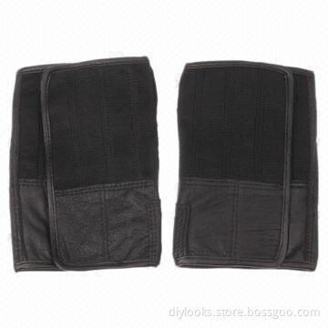 Multi-purpose Nylon and Leather Fingerless Gloves with Easy to Storage and Carry, 14.8 x 10.2 x 1cm
